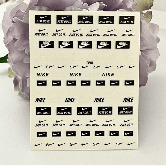 Luxury Designer Logo Fingernail Art Stickers - Picture 1 of 3